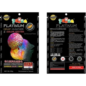 Topka Platinum Flowerhorn Fish Food 100g