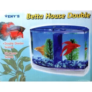 VENYS Betta Tank House Double L20.32cm W10.16cm H15.24cm