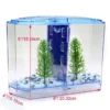 VENYS Betta Tank House Double L20.32cm W10.16cm H15.24cm