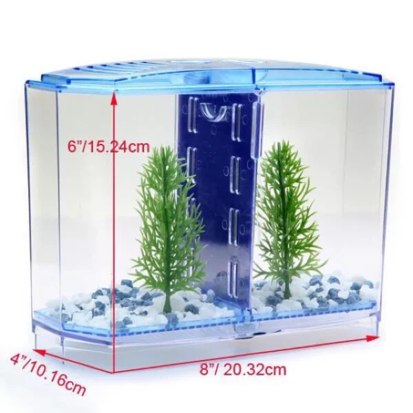 VENYS Betta Tank House Double L20.32cm W10.16cm H15.24cm