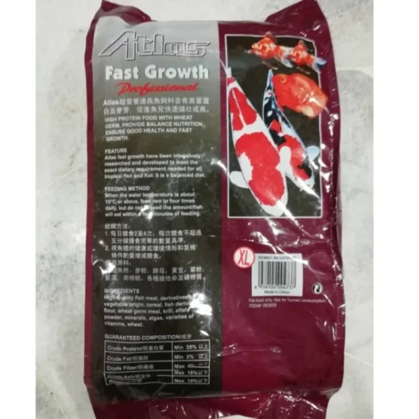 Atlas Fast Growth Koi Food 5kg XL