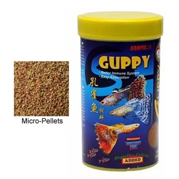 Sanyu Guppy Mini Floating Pellets 155g