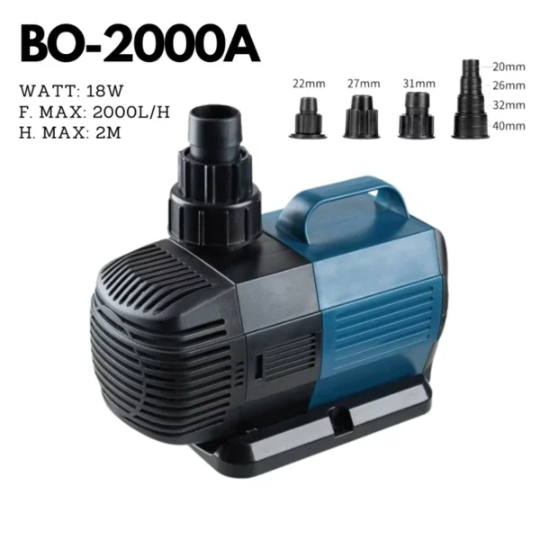 SOBO BO2000A Submersible Water Pump 2000L/H